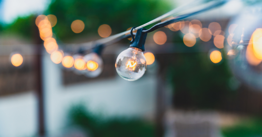 outdoor patio lighting