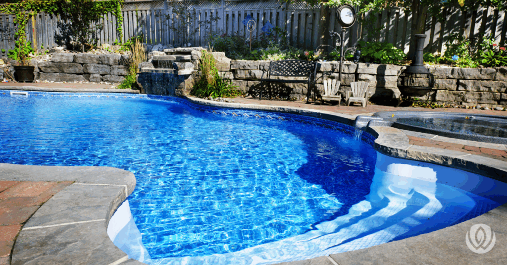 Resort-style swimming pool design