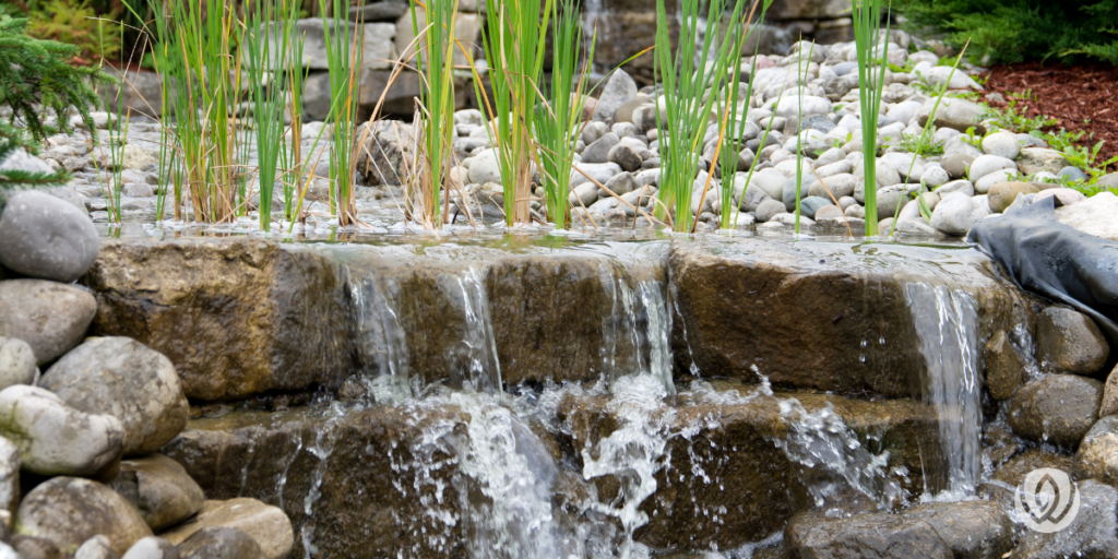 backyard waterfall